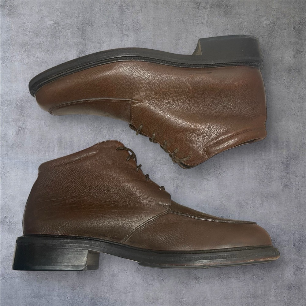 Cole Haan  Oxblood Brown‎ Leather Urban City Lace Up Chukka Boots Mens 9.5 - Picture 5 of 8